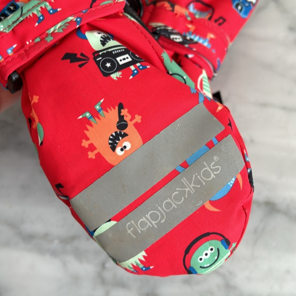 Flapjack kids monster waterproof mittens sz:M (2-4y) - Picture 2 of 10